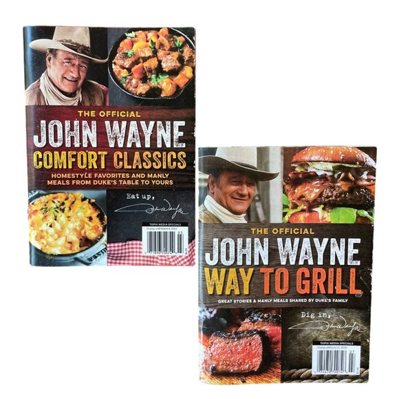 John Wayne Cookbook Collection - Bundle of 6 Featuring Recipes & Grilling Tips - Picture 5 of 16